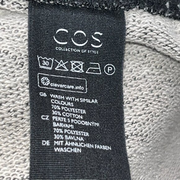 COS Men's Jogger Pants - Cotton Blend Black with Zip Cuff - Sz. Small - EUC - Picture 10 of 13